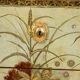 Empire style chest of drawers in lacquer, bronze and marble. Nineteenth century.