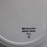 Set of 6 ceramic dessert plates