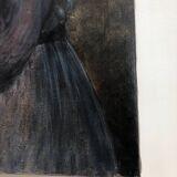 Oil portrait of a young girl by Paul Hulin