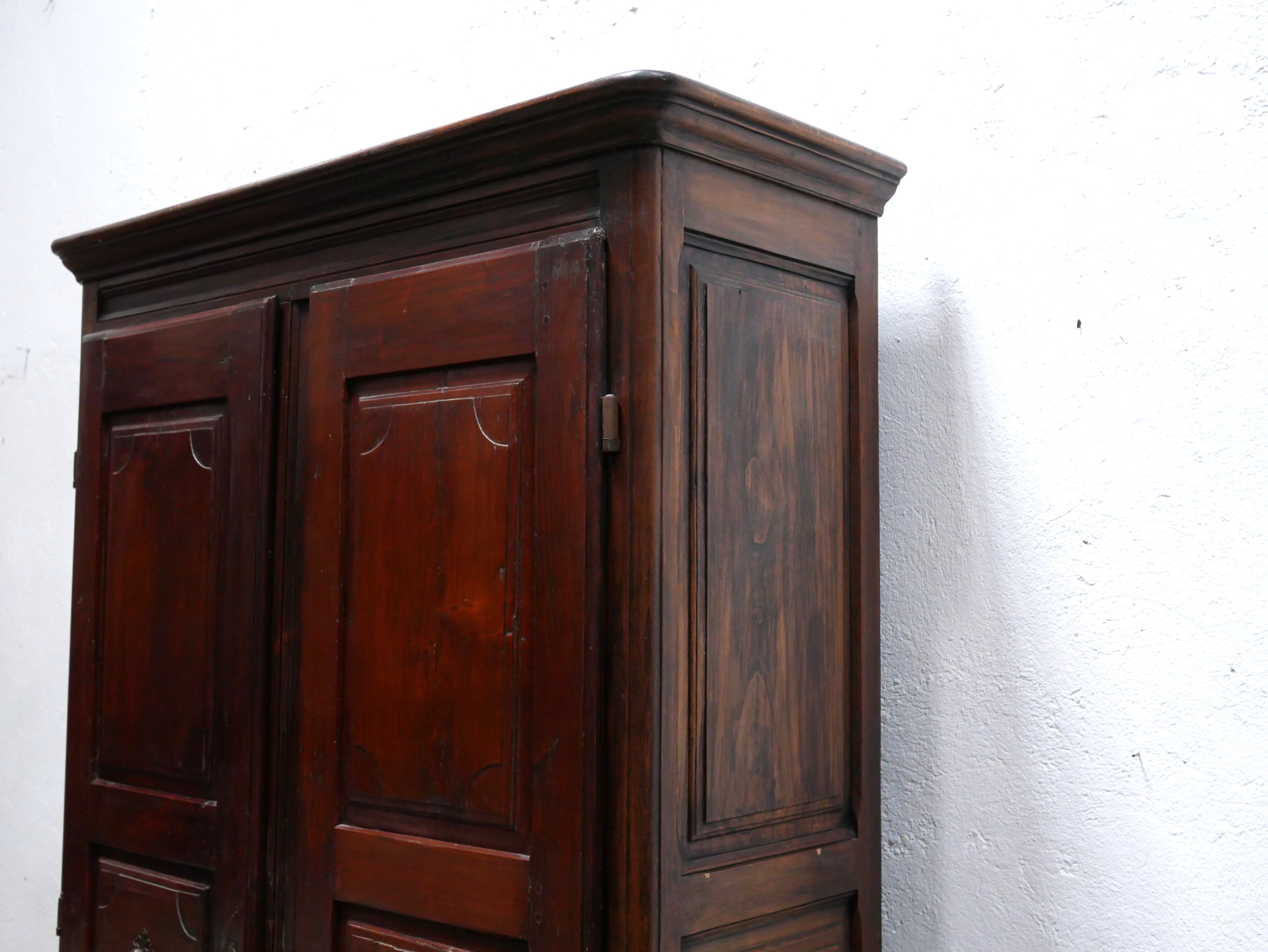 Antique wooden wardrobe