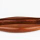 Coupe scandinave en teck sculpté vintage 1960