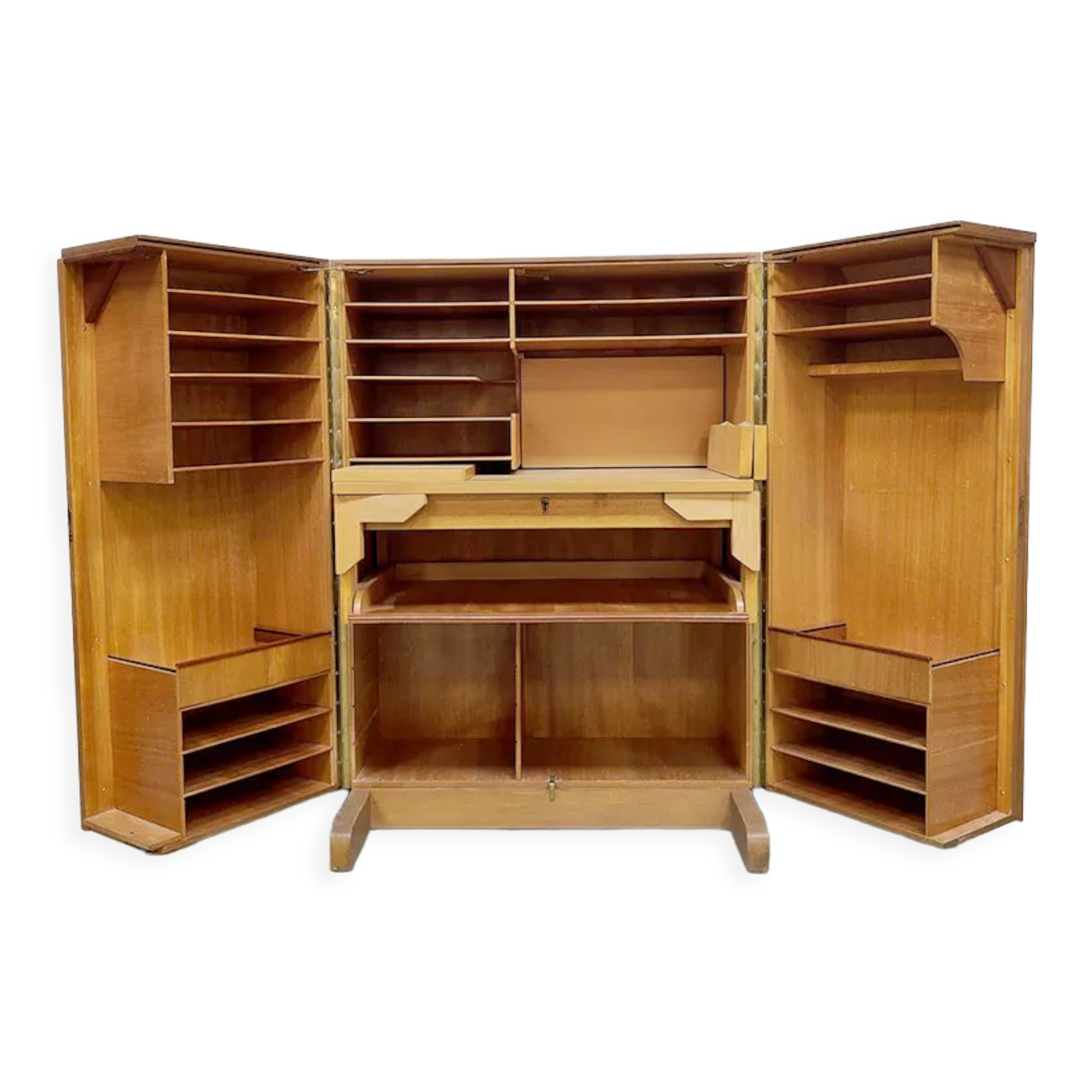 Vintage desk 'Magic Box' folding cabinet