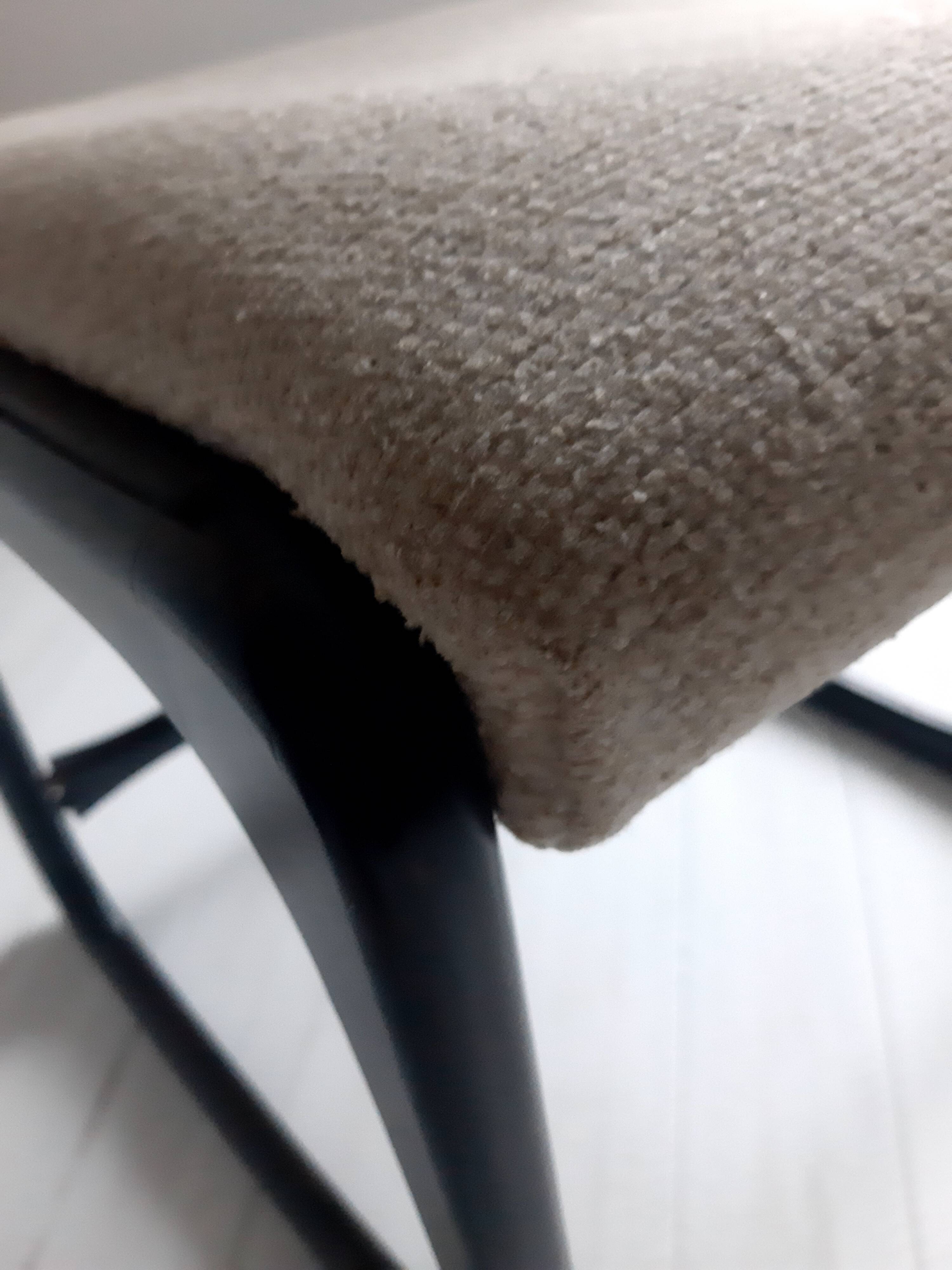 Duo of sleigh chairs