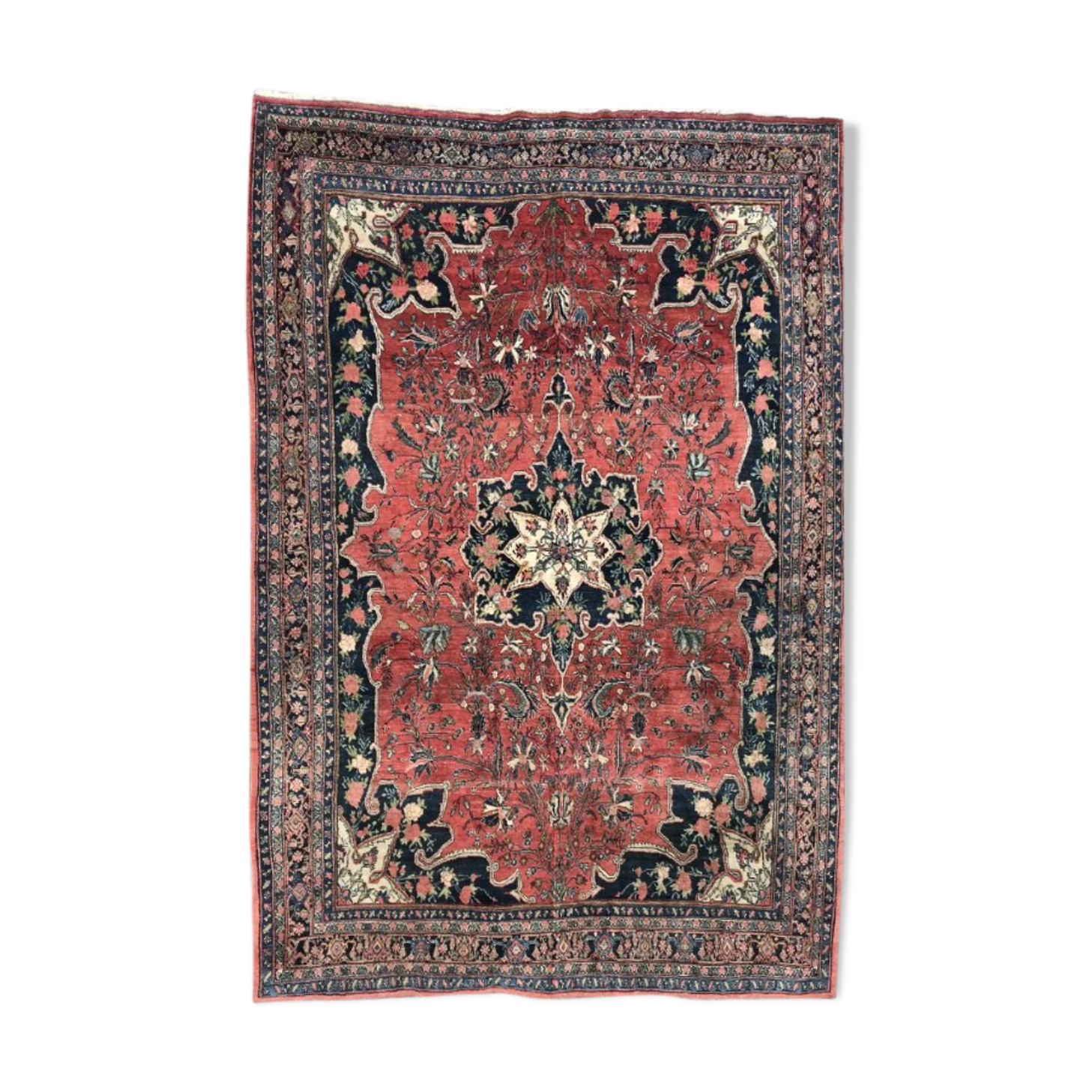 Carpet old Persian is Bijar hand 183 X 268 CM