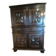 Louis xiii armoire - 17th century decoration with diamond point motif