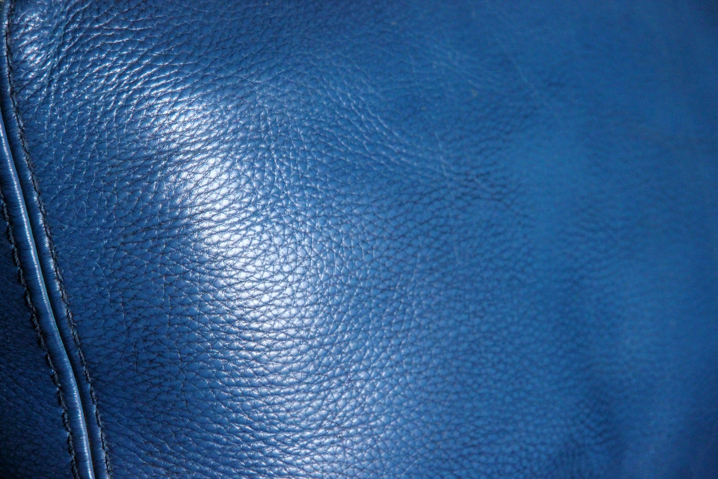 Roche Bobois sofa in Blue leather