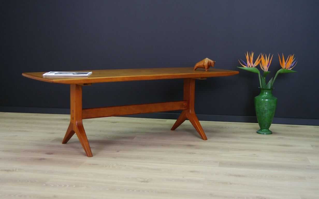 Classic teak coffee table danish design 60 70