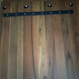 Dining table ligne roset model trapèze in solid walnut with oil finish.