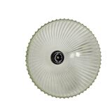 Massive Prisma pendant lamp, ribbed glass, Belgium, 1970s