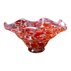coupe en verre soufflé - murano