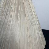 Antique pleated silk lampshade