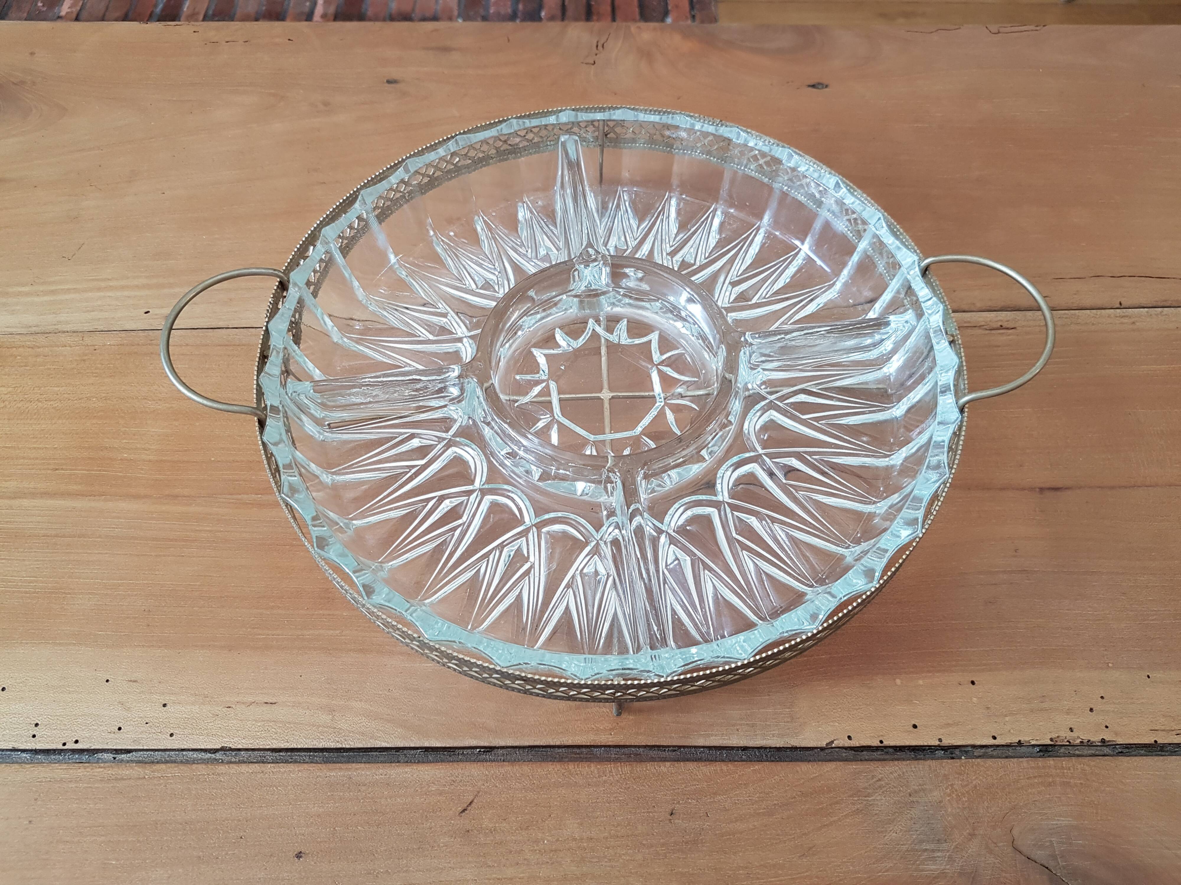 Vintage aperitif tray