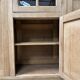 Large Art Deco wardrobe in oak (renovated)