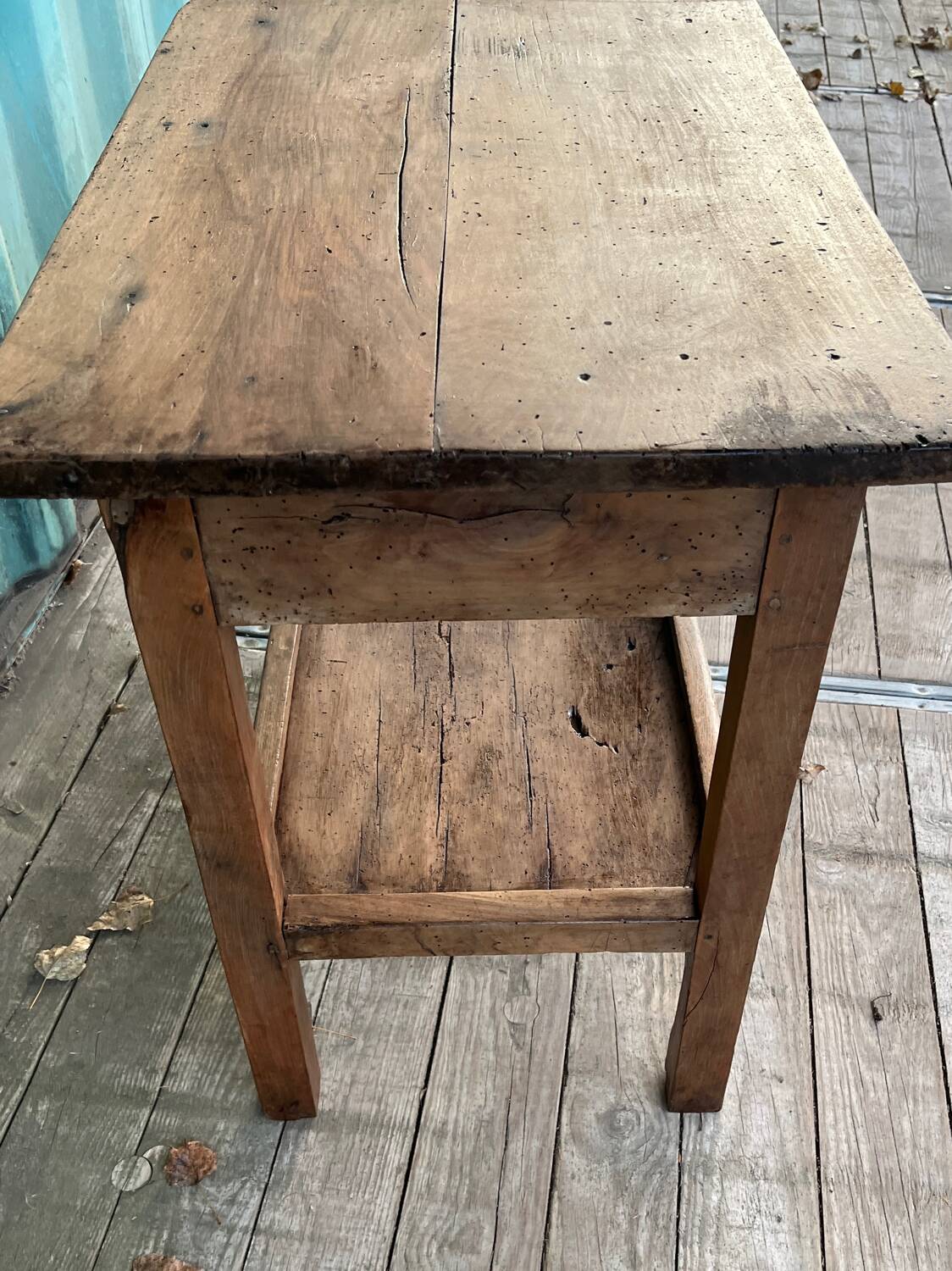 Ancienne table établi