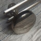 Metal wall coat rack