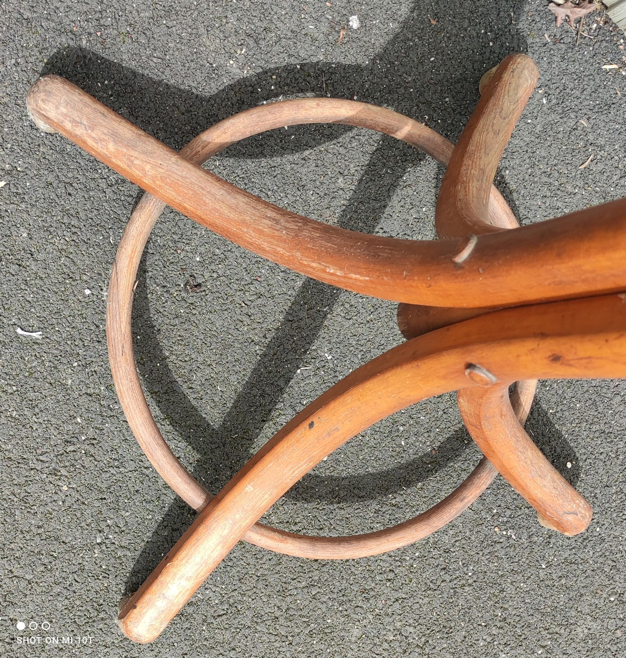 Ancien porte manteau perroquet