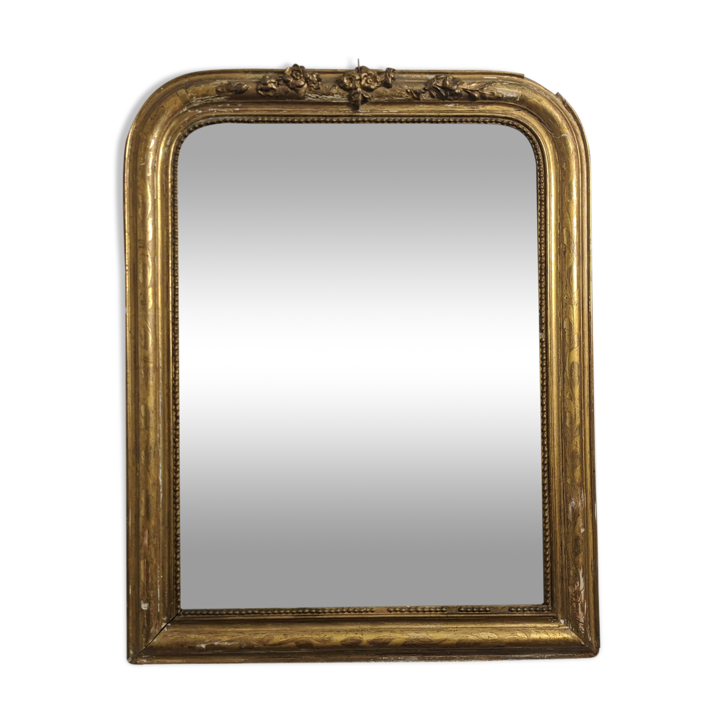 Golden ancient mirror - 60x47cm