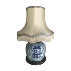 Lampe en porcelaine chinoise