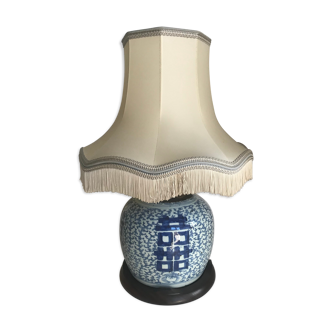 Lampe en porcelaine chinoise