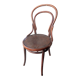 Curved wood bistro chair