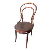 Curved wood bistro chair