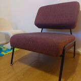 Designer wool armchair