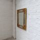 Miroir Deknudt doré vintage