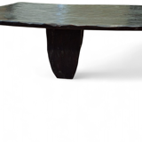 Raw wood coffee table