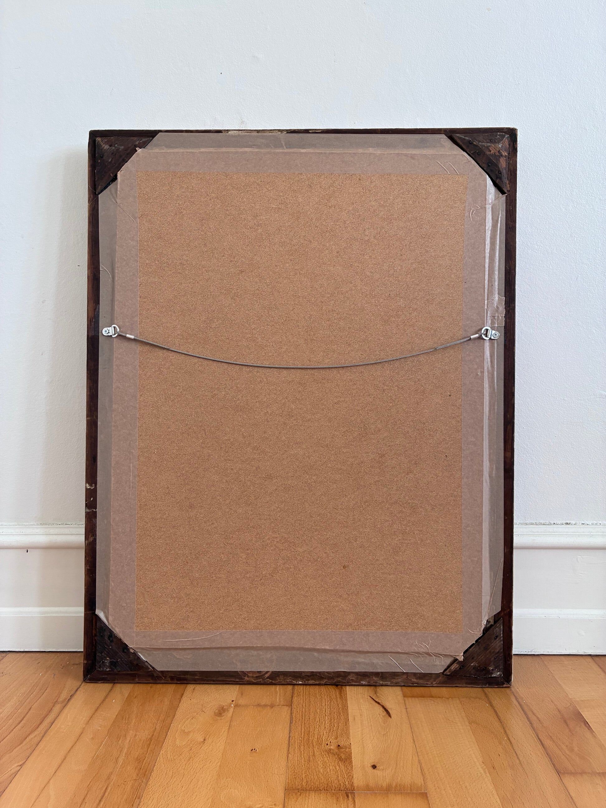 Miroir mural en bois doré antique français en or