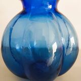 Cobalt blue glass vase