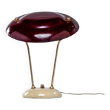 Mid-century brass table / desk lamp, France ca. 1950