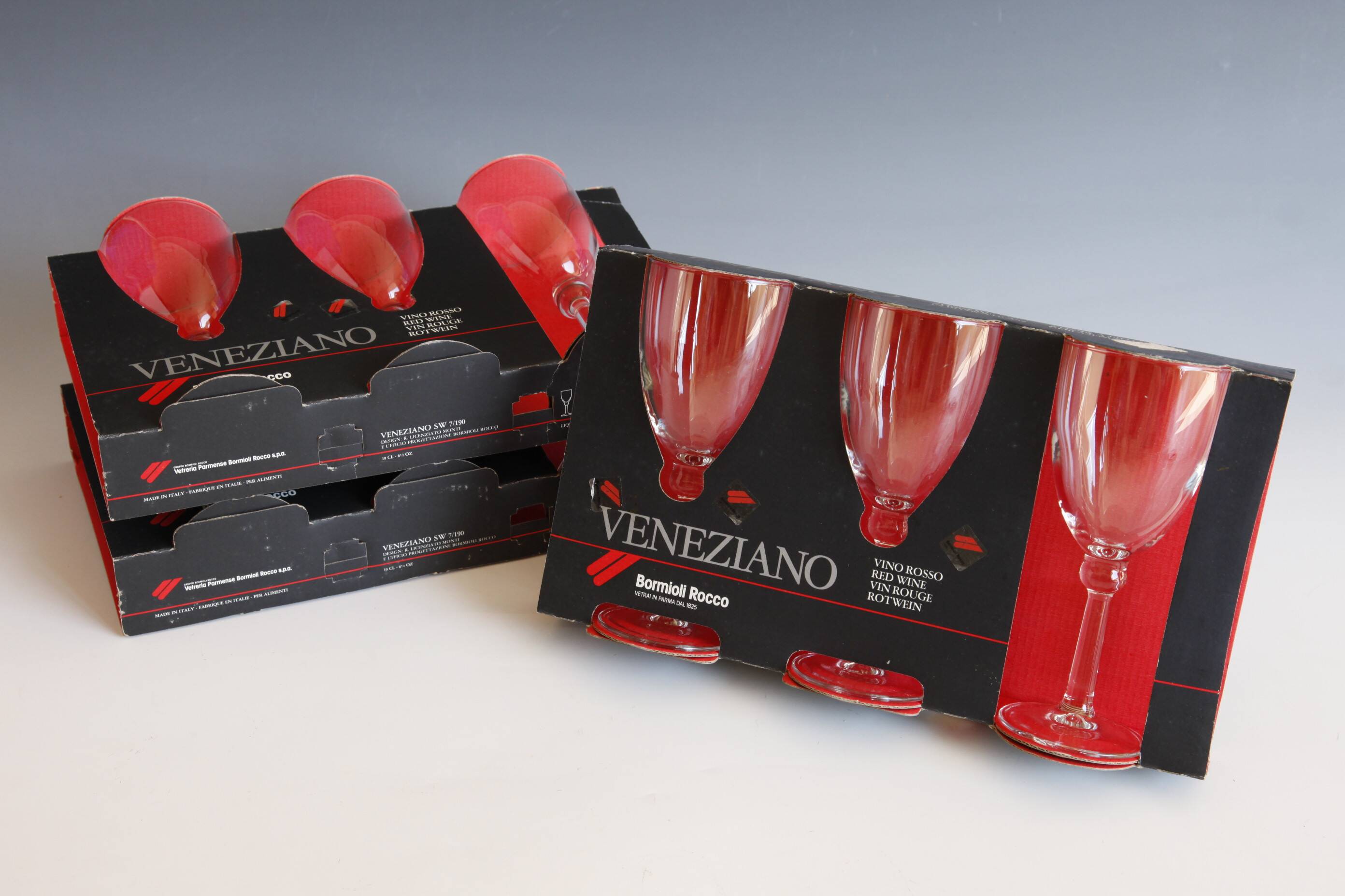 New Bormioli Rocco wine glasses Veneziano collection