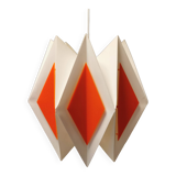 Hanging lamp, designed by Lars E Schiøler, for Hoyrup Lighting 1970s, model Harlequin.