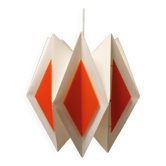 Lampe suspendue, conçue par Lars E Schiøler, pour Hoyrup Lighting années 1970, modèle Harlequin.