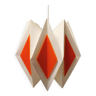 Hanging lamp, designed by Lars E Schiøler, for Hoyrup Lighting 1970s, model Harlequin.