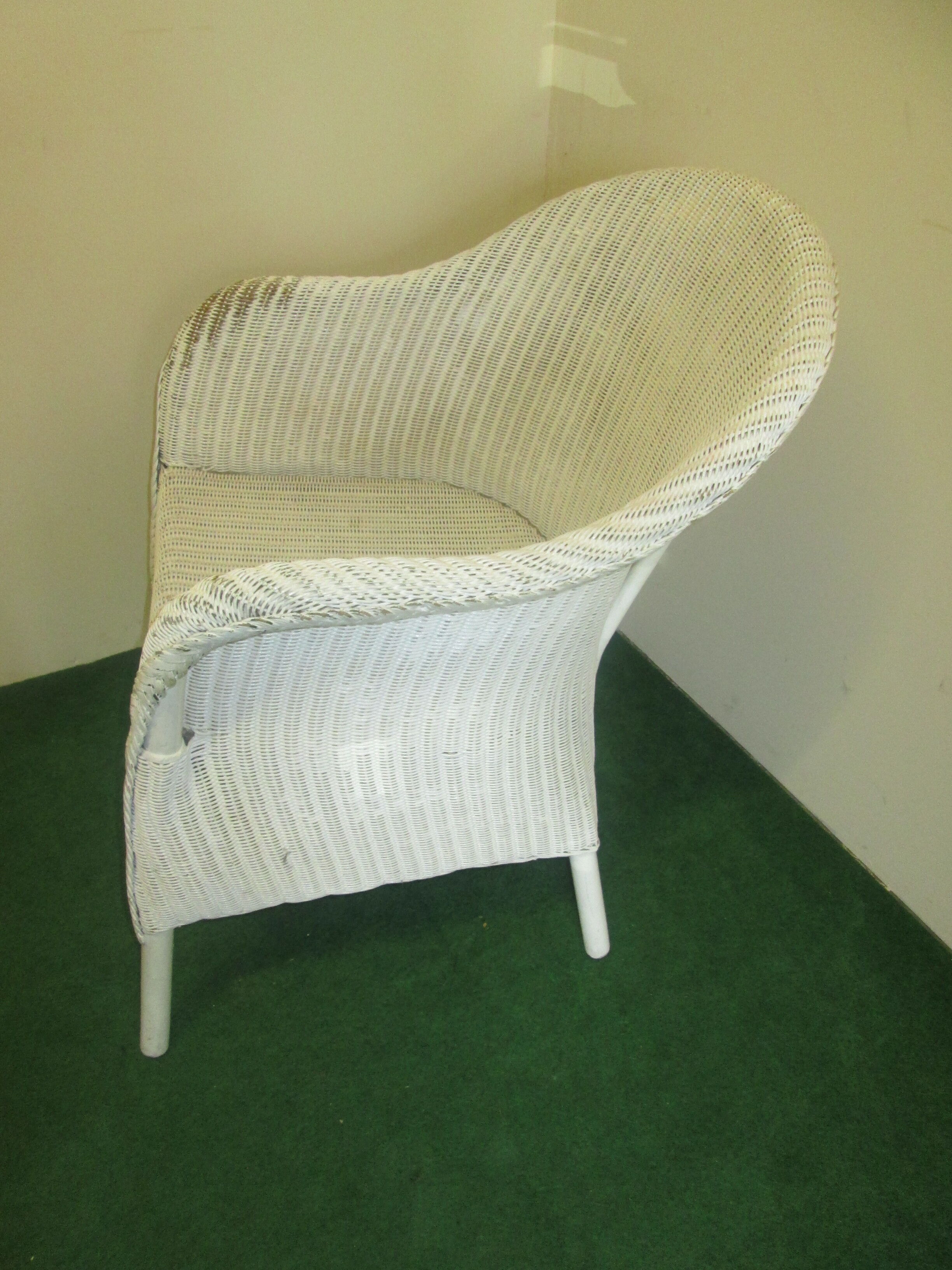 Lloyd loom armchair