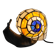 Tiffany-style lamp in the shape of a snail.