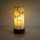 Scandinavian teak and fiberglass lamp 1970
