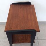 Table d'appoint à 2 niveaux des années 60