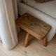 Vintage solid wood stool