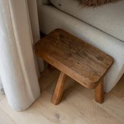 Vintage solid wood stool