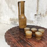 Brutalist tripod coffee table