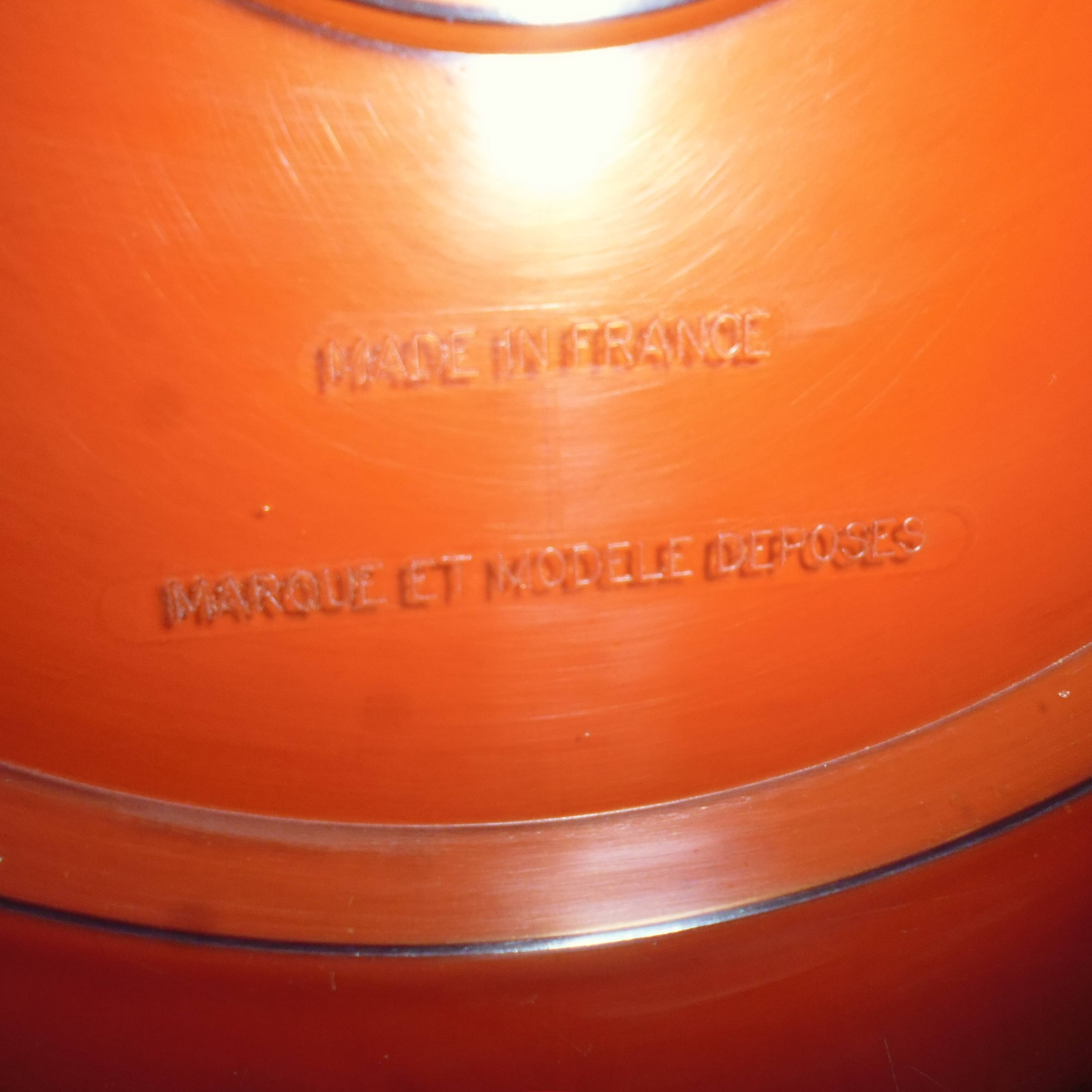 Vintage Smoked Gilac Round Mirror - 51 cm