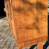 Oak and marquetry row 50s