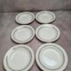 Lot de 6 assiettes creuses Villeroy & Boch – décor doré vintage