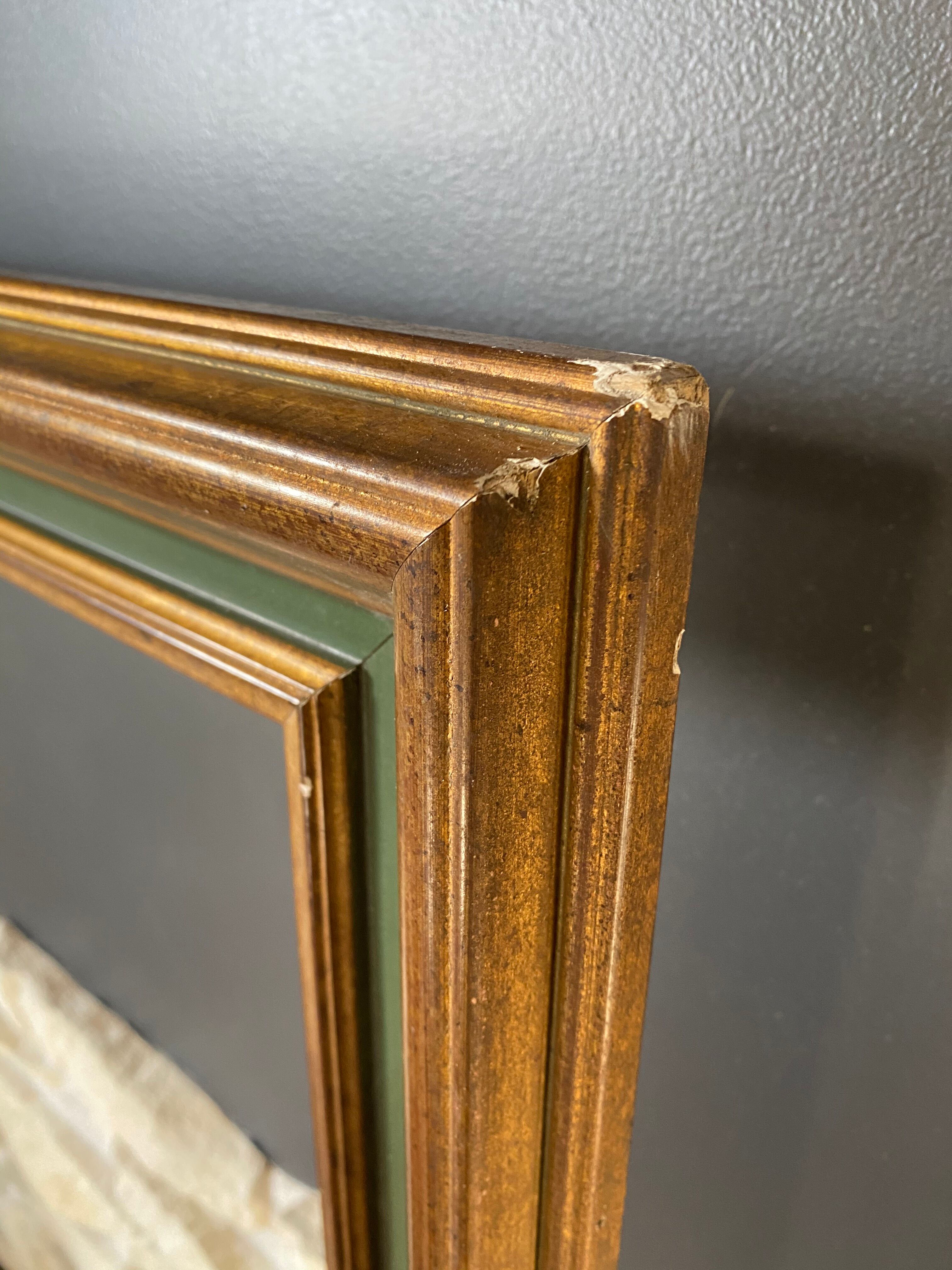 Former large-format wooden frame