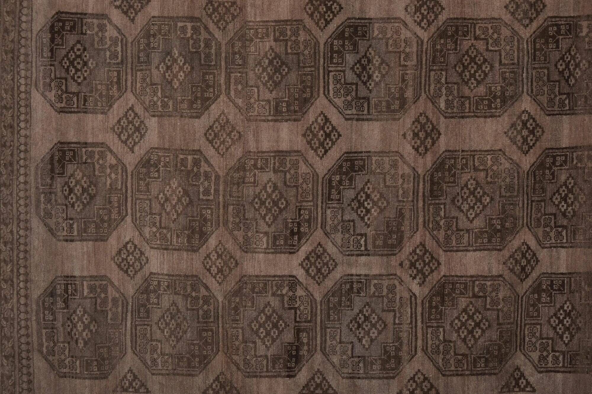 Vintage Turkish handmade rug 257x284 cm