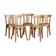 5 chaises bistrot Baumann, GYF et Mahieu