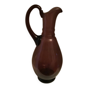 1carafe  en verre soufflé - biot