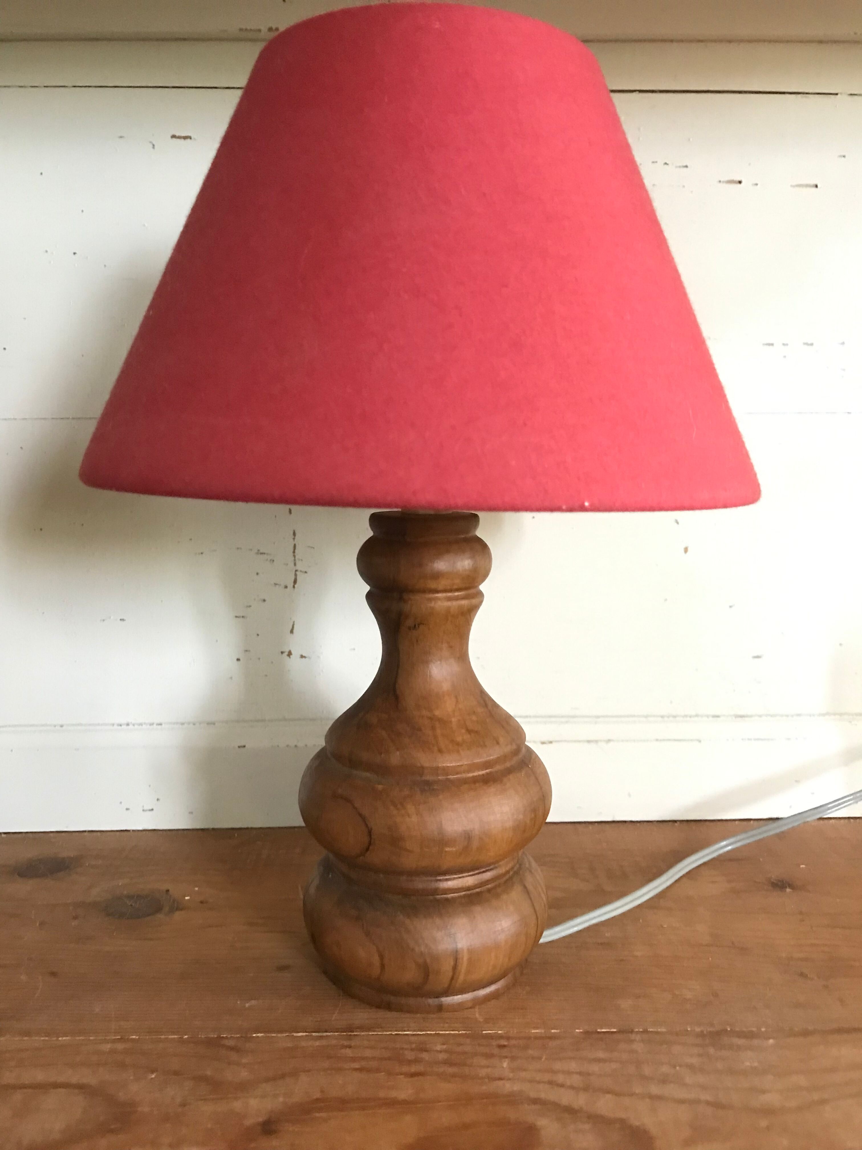 Vintage olive tree lamp